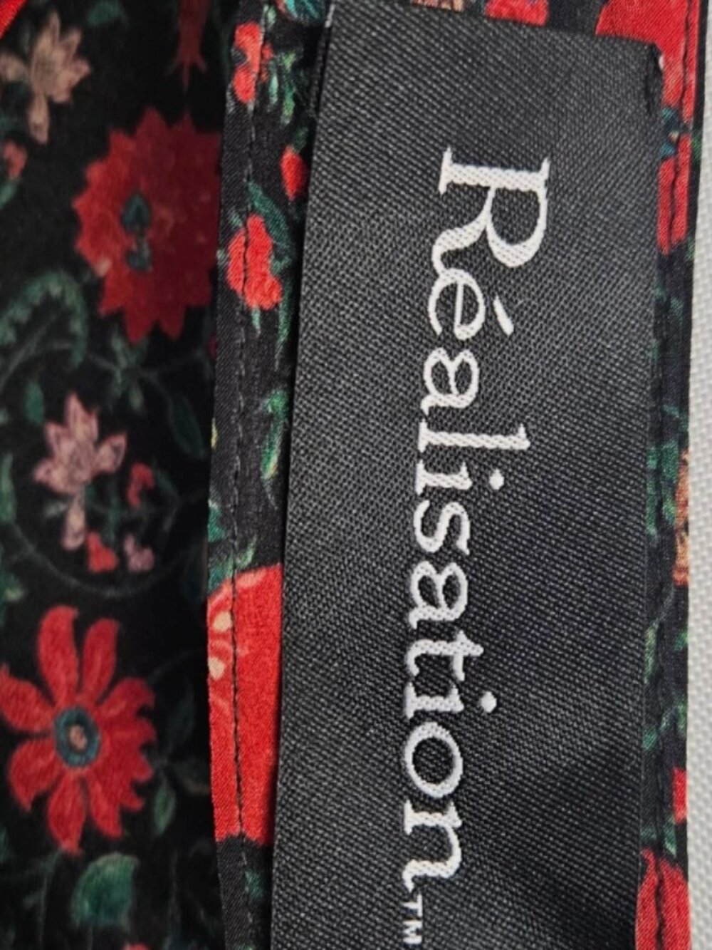 Realisation Par The montague Dress Black Batik Floral XS - Picture 6 of 7